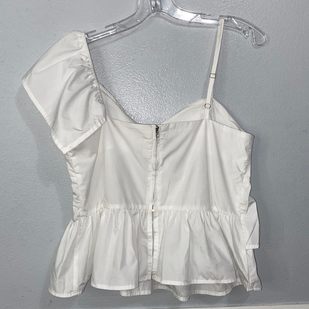 ROMWE Layered Ruffle One Shoulder Top Size: M - Picture 2 of 6